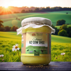 The Farm Company A2 Cultured cow ghee made from Bilona method -500 ML