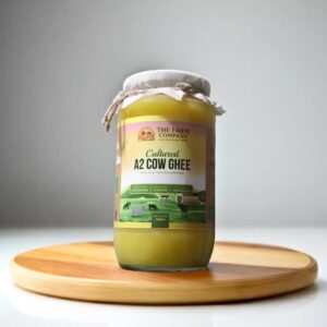 The Farm Company A2 Cultured cow Ghee Made with Bilona method (1000ML)